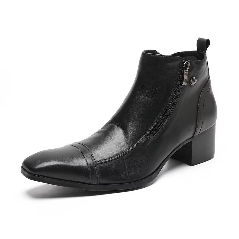 Botas Masculinas Sociais Elegantes - Preto