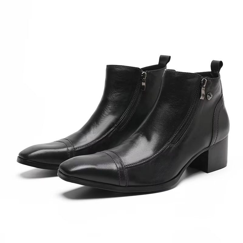 Botas Masculinas Sociais Elegantes - Preto