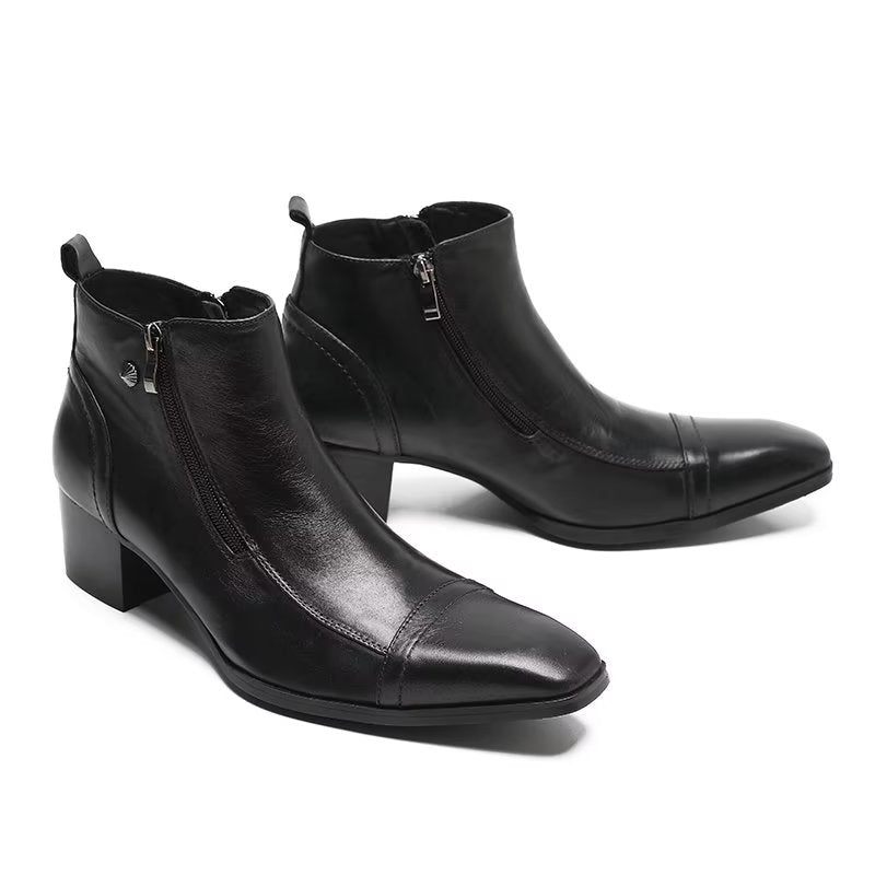 Botas Masculinas Sociais Elegantes - Preto