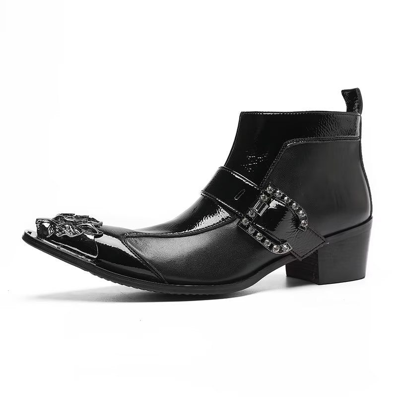 Botas Masculinas Sofisticadas Tornozelo - Preto