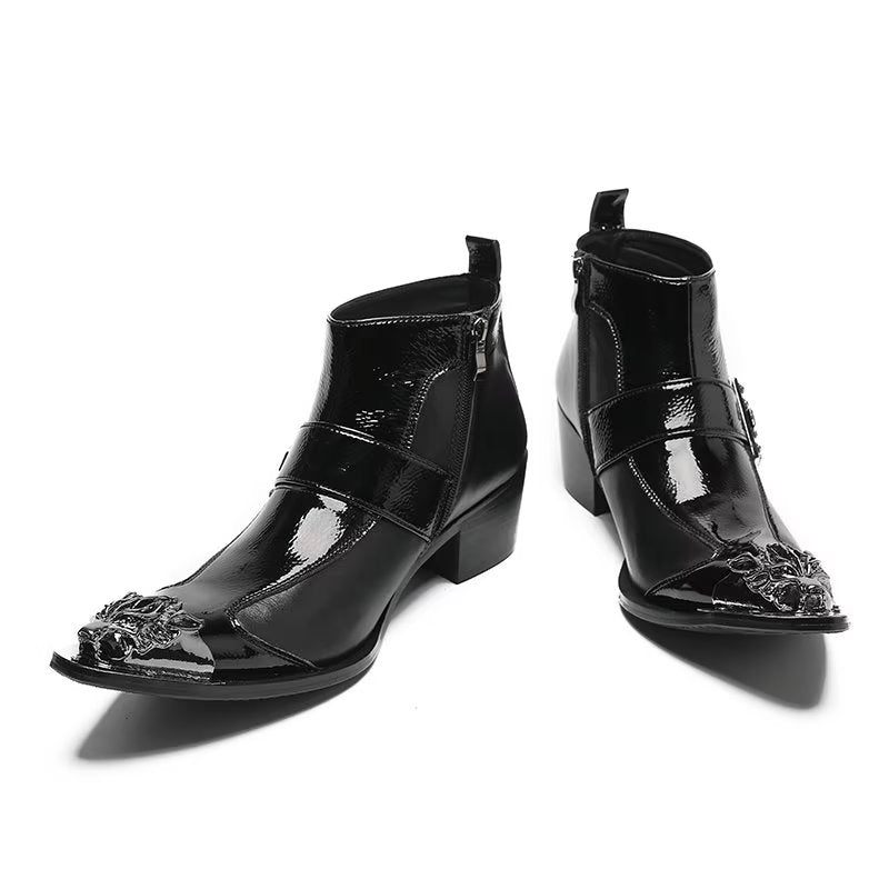 Botas Masculinas Sofisticadas Tornozelo - Preto