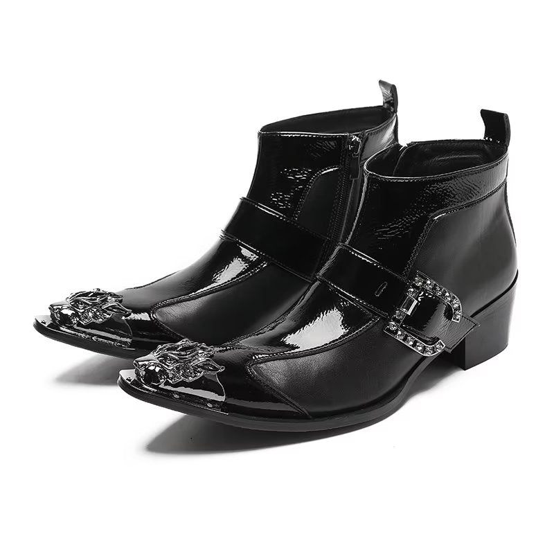 Botas Masculinas Sofisticadas Tornozelo - Preto