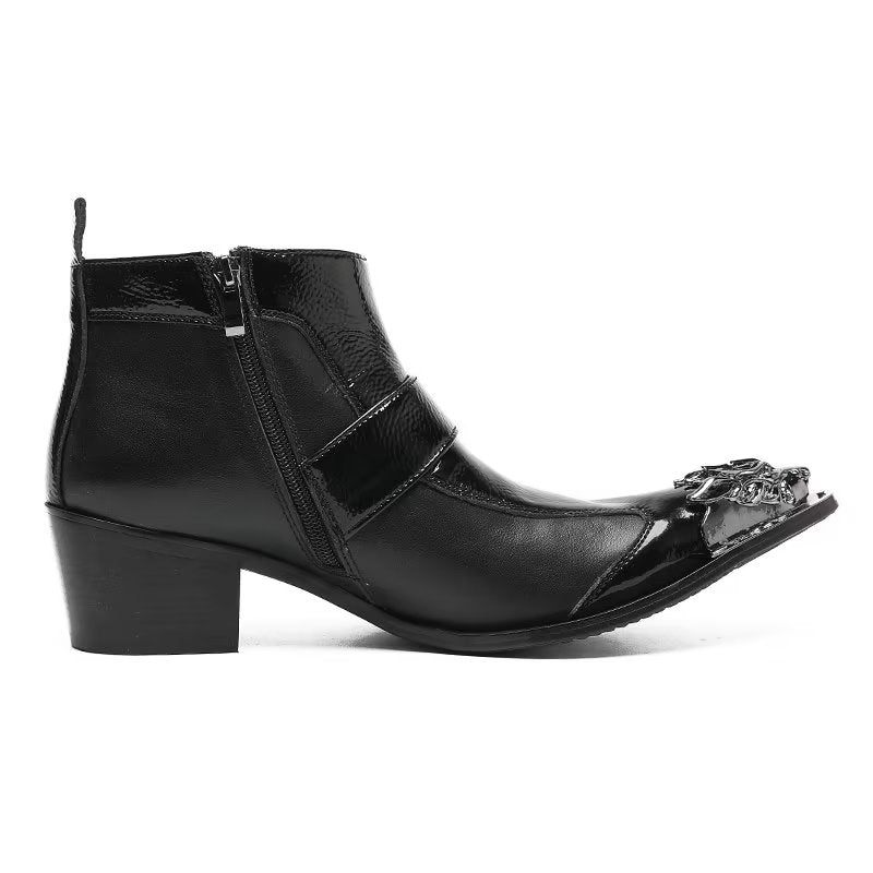 Botas Masculinas Sofisticadas Tornozelo - Preto