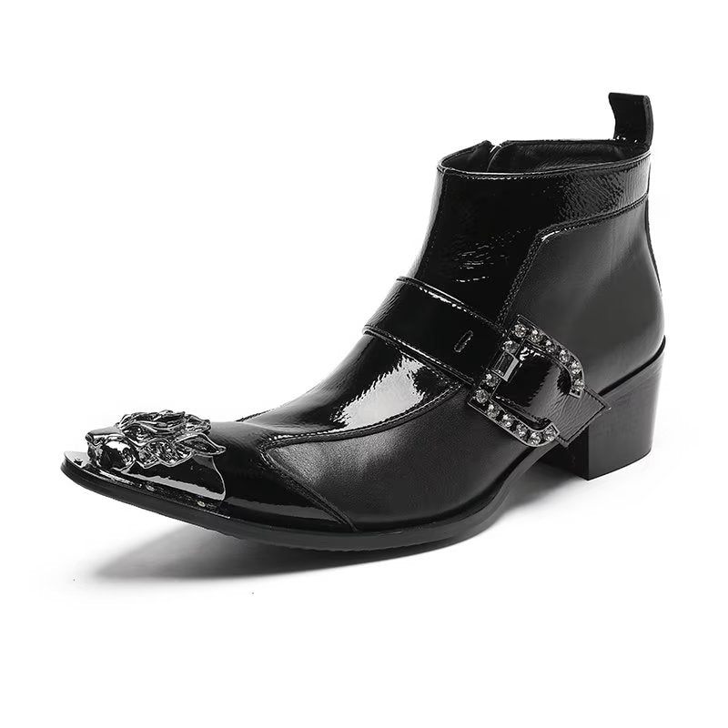 Botas Masculinas Sofisticadas Tornozelo - Preto