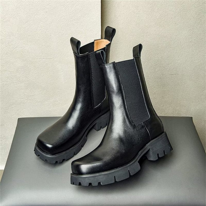 Botas Masculinas Trendsetter Couro Vaca - Preto