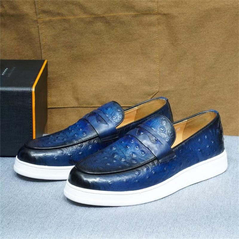 Calçados Casuais Masculinos Crocodilo Casuals - Azul