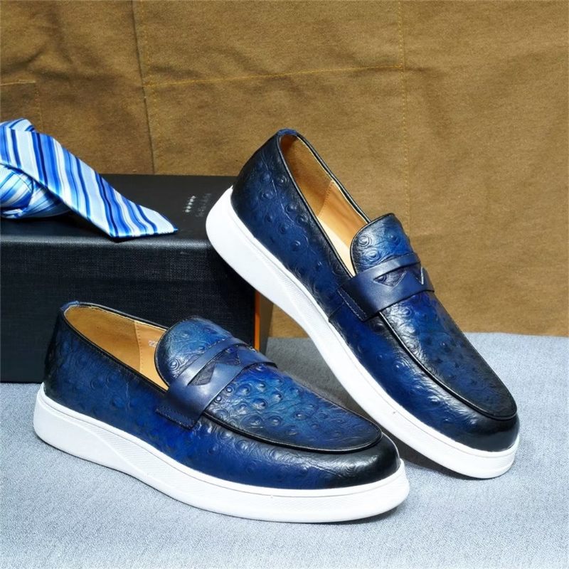 Calçados Casuais Masculinos Crocodilo Casuals - Azul