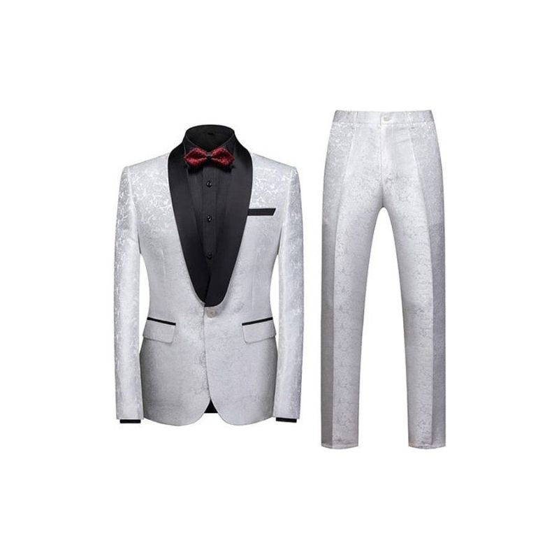 Conjunto Terno Formal Luxo Masculino - Branco