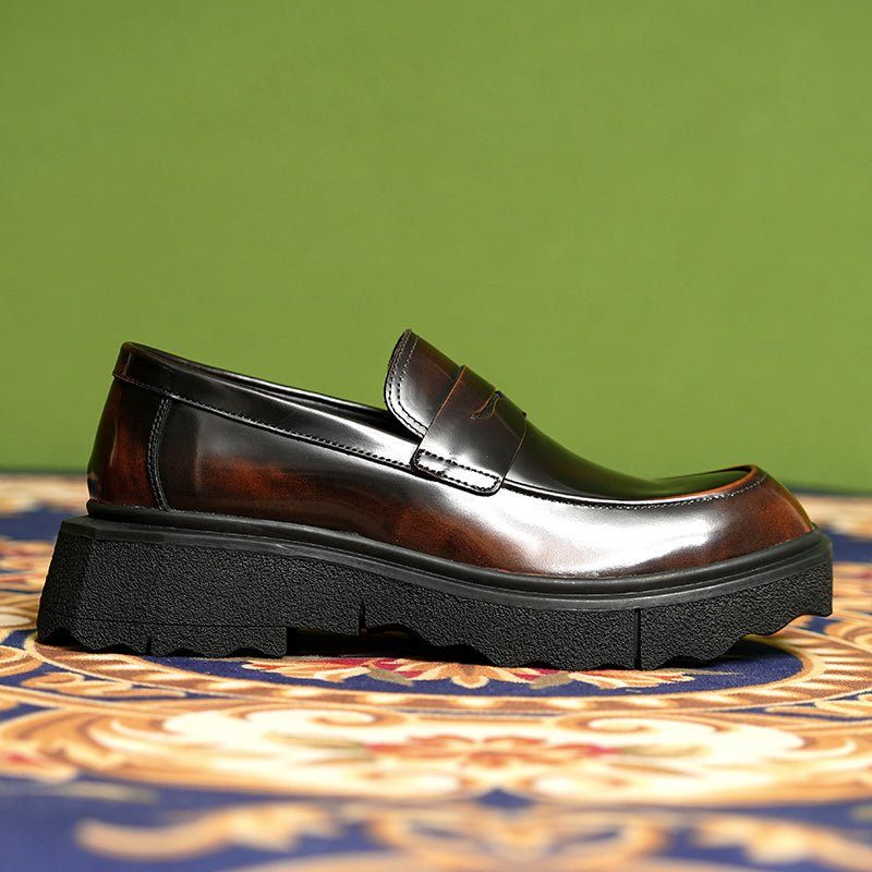 Mocassins Masculinos Com Relevo Aquaguard Slip-on - Café