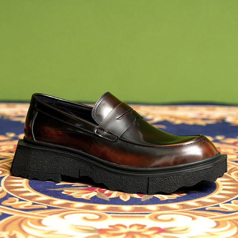 Mocassins Masculinos Com Relevo Aquaguard Slip-on - Café