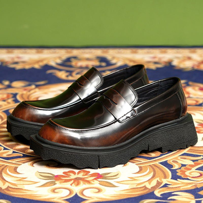 Mocassins Masculinos Com Relevo Aquaguard Slip-on - Café