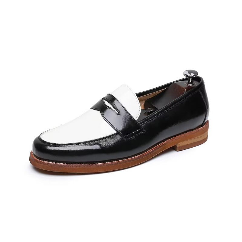 Mocassins Masculinos Couro - Preto