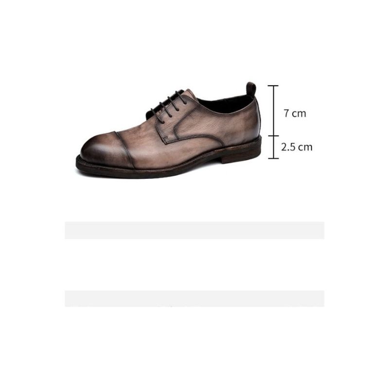 Mocassins Masculinos Couro Elegantes Sapatos Derby - Camelo