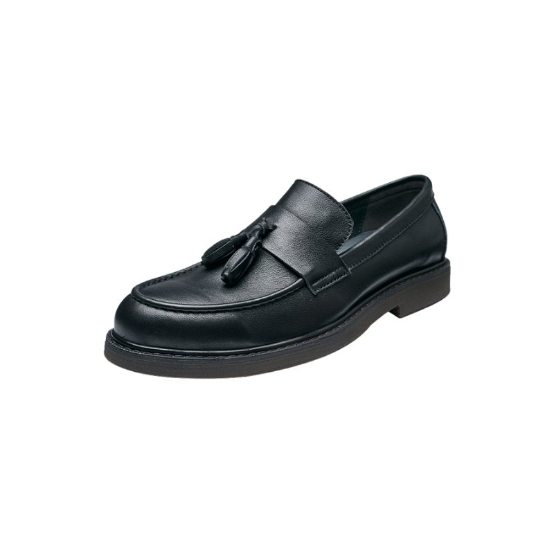 Mocassins Masculinos Couro Vaca Sem Cadarço