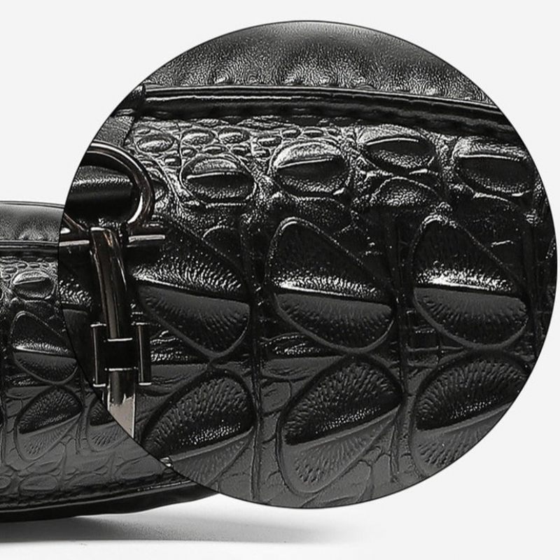 Mocassins Masculinos Elegantes Couro Sem Cadarço - Preto