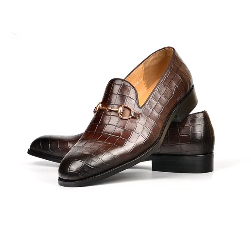 Mocassins Masculinos Hazel Luxuosos E Elegantes - Café