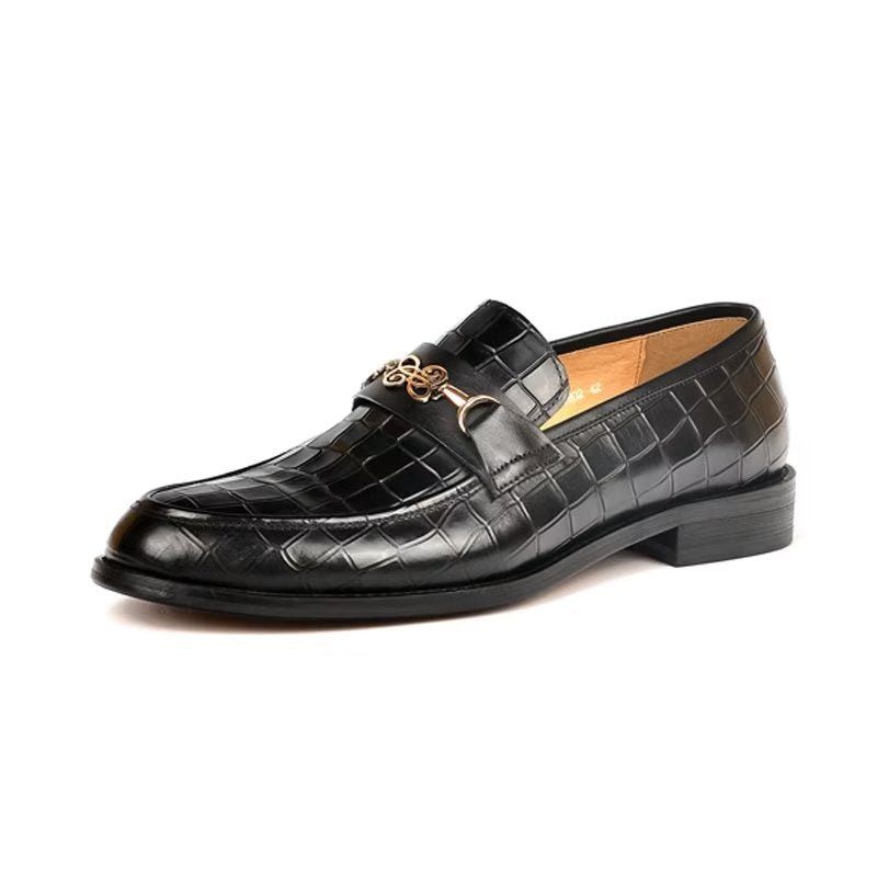 Mocassins Masculinos Hazel Luxuosos Sem Cadarço - Preto