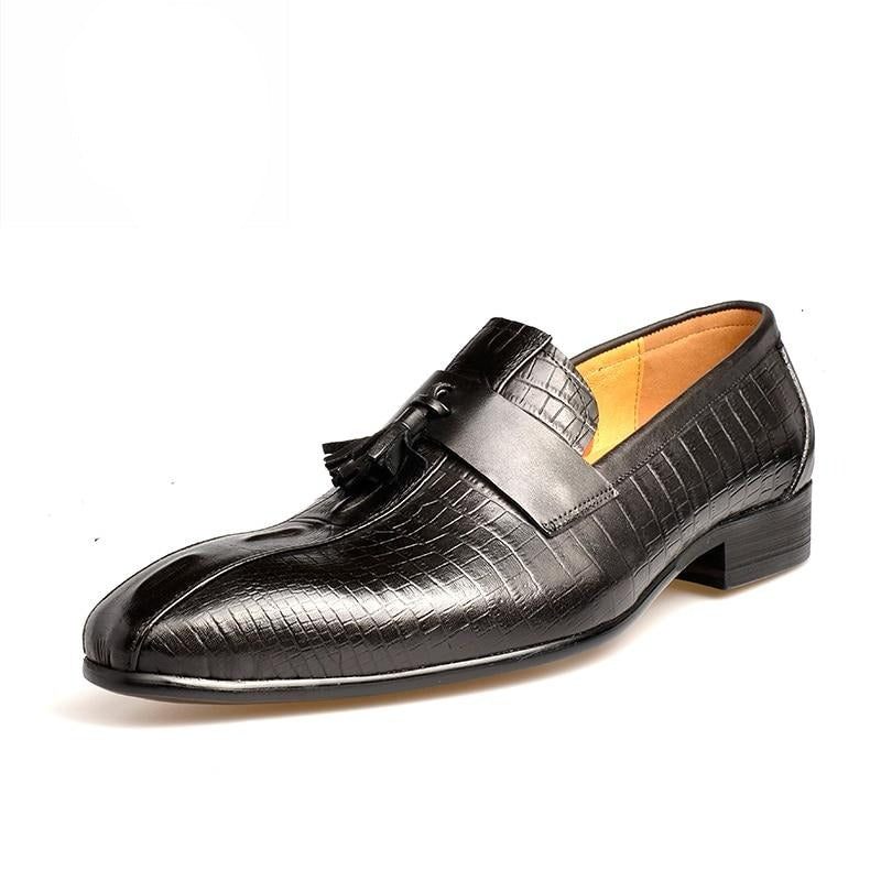 Mocassins Masculinos Luxuosos - Preto