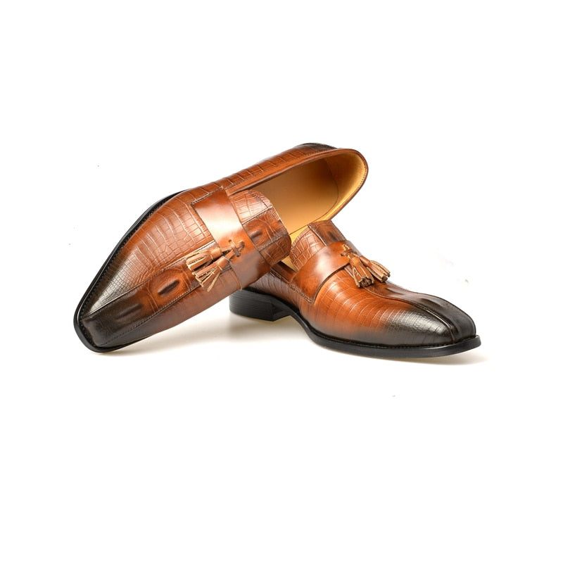 Mocassins Masculinos Luxuosos - Café