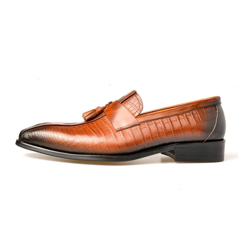 Mocassins Masculinos Luxuosos - Café