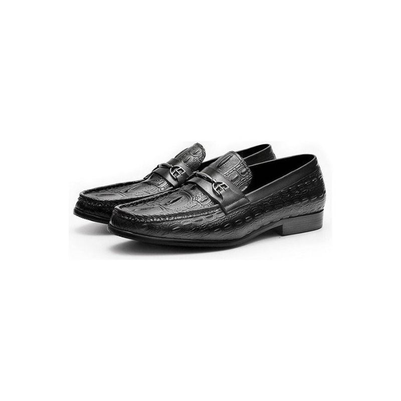 Mocassins Masculinos Luxuosos Couro Crocbreeze Slip-on