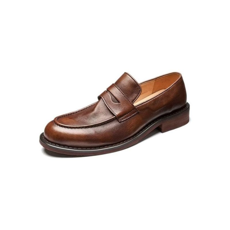 Mocassins Masculinos Modernos Penny - Café