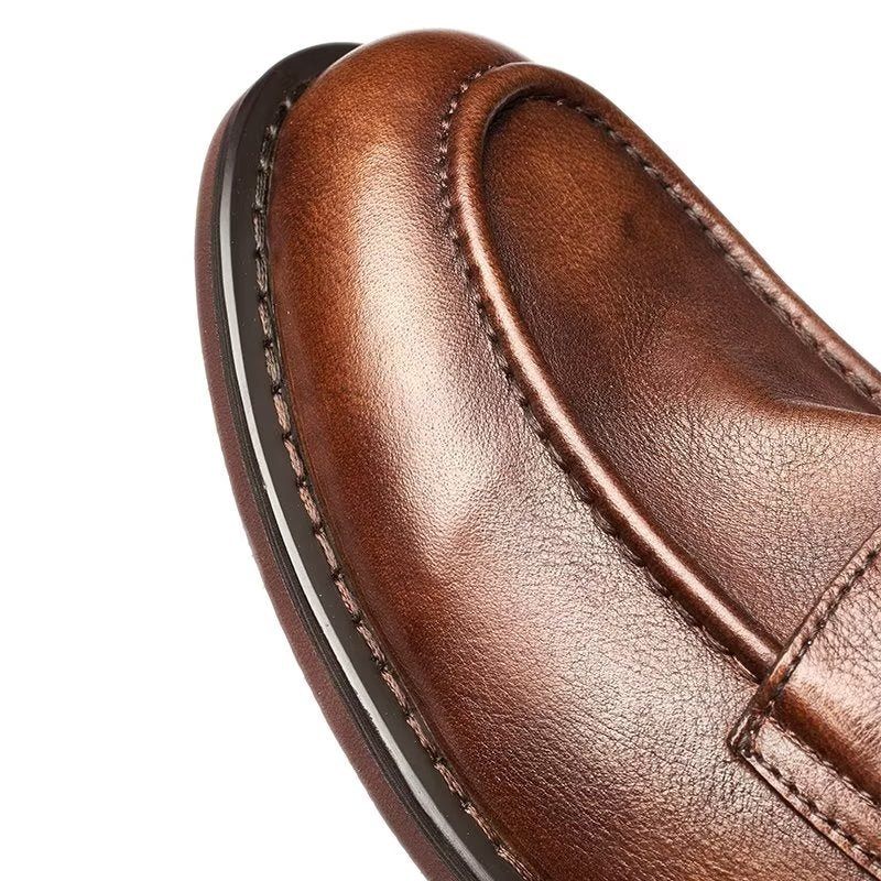 Mocassins Masculinos Modernos Penny - Café