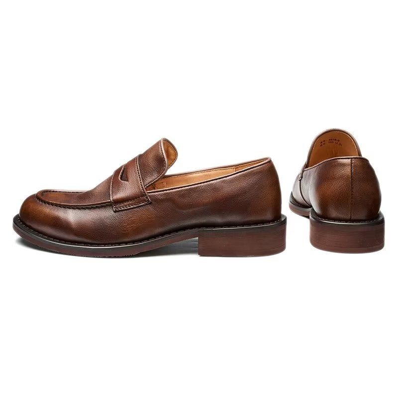 Mocassins Masculinos Modernos Penny - Café