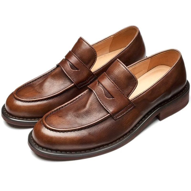 Mocassins Masculinos Modernos Penny - Café