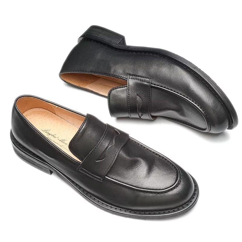 Mocassins Masculinos Modernos Penny - Preto