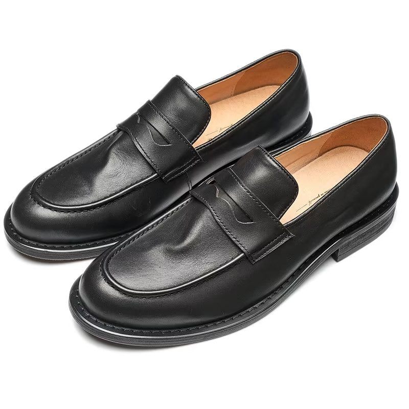 Mocassins Masculinos Modernos Penny - Preto