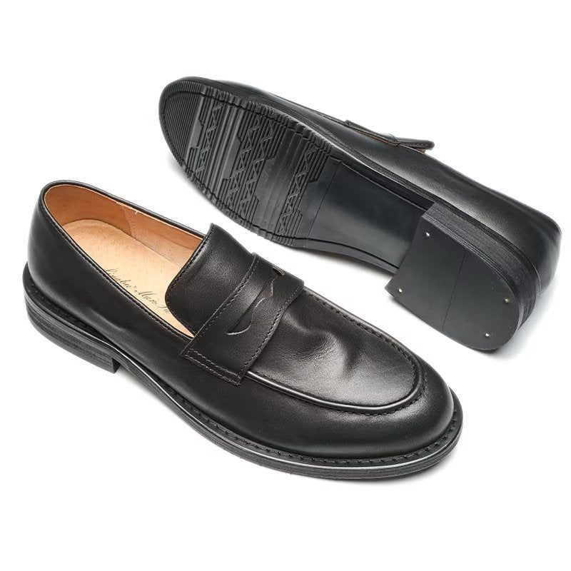 Mocassins Masculinos Modernos Penny - Preto