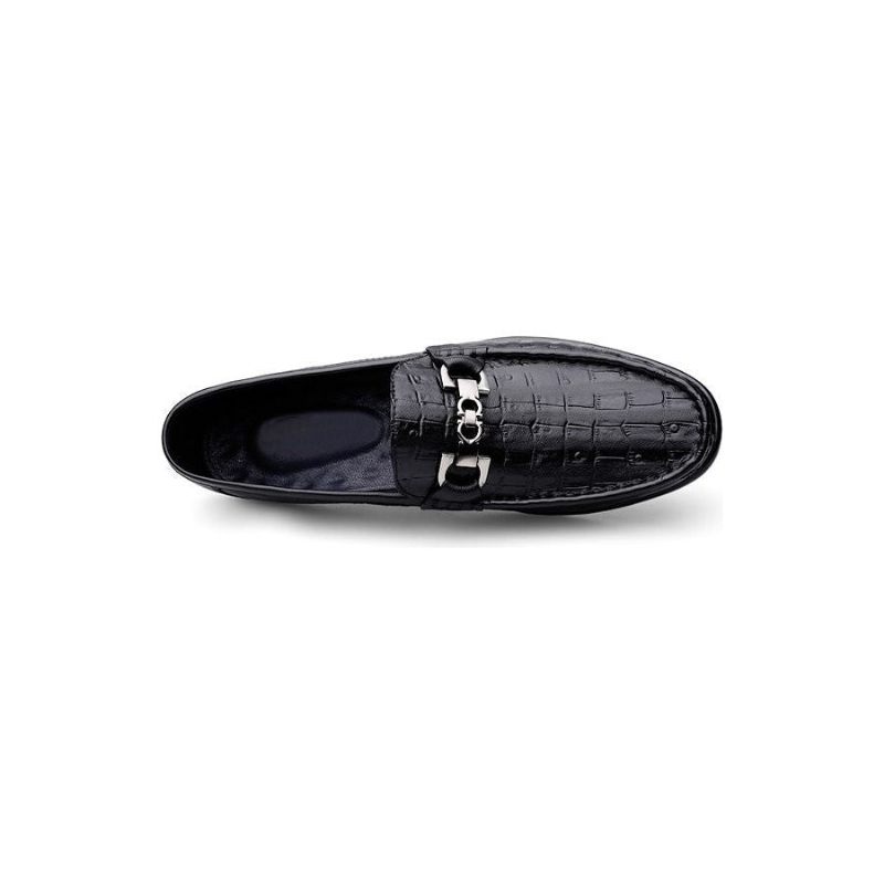 Mocassins Masculinos Modish Croctex Slip-on Driving - Preto 