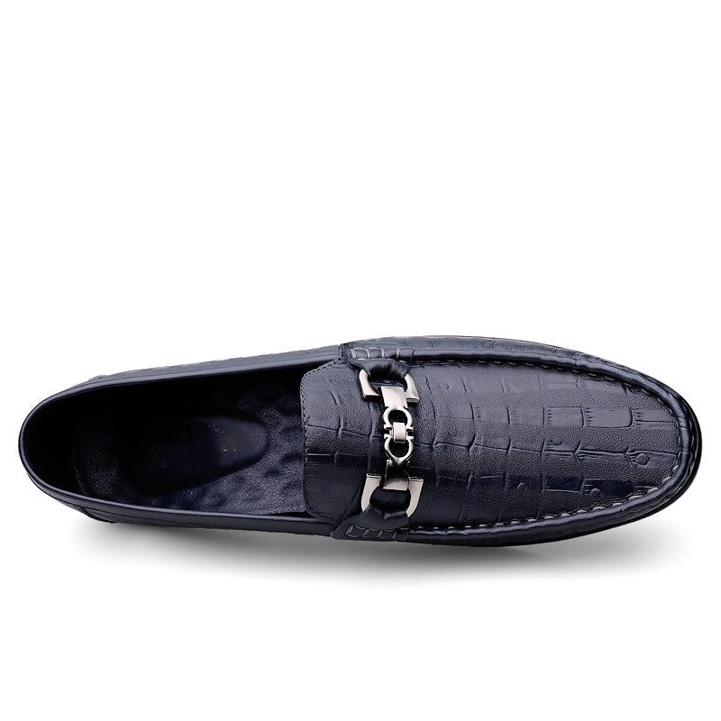 Mocassins Masculinos Modish Croctex Slip-on Driving -  Azul