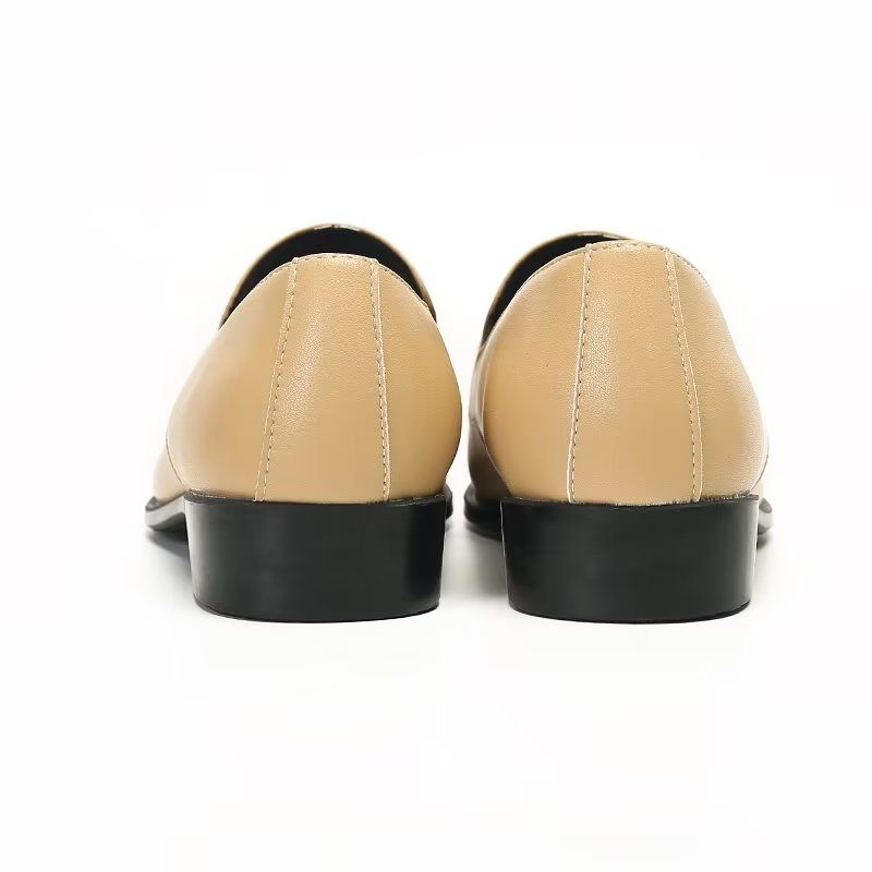 Mocassins Masculinos Ousados E Elegantes - Bege