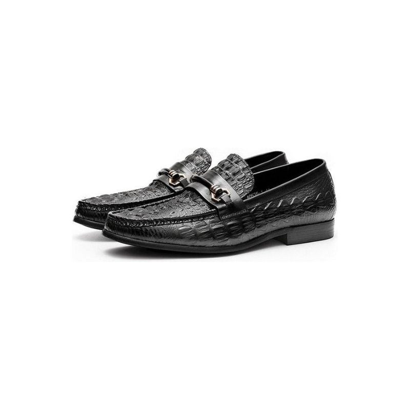 Mocassins Masculinos Oxford Couro Exótico