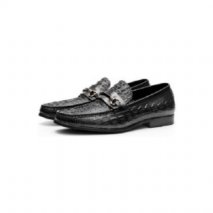 Mocassins Masculinos Oxford Couro Exótico