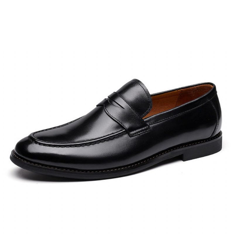 Mocassins Masculinos Para Casamento - Preto 