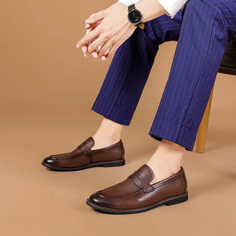 Mocassins Masculinos Para Casamento -  Café 