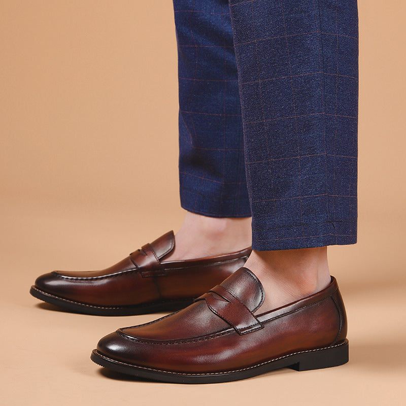 Mocassins Masculinos Para Casamento -  Café 