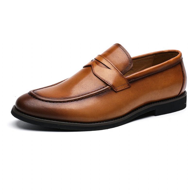 Mocassins Masculinos Para Casamento -  Marrom 