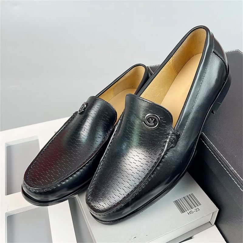 Mocassins Masculinos Refinados Para Cavalheiros - Preto