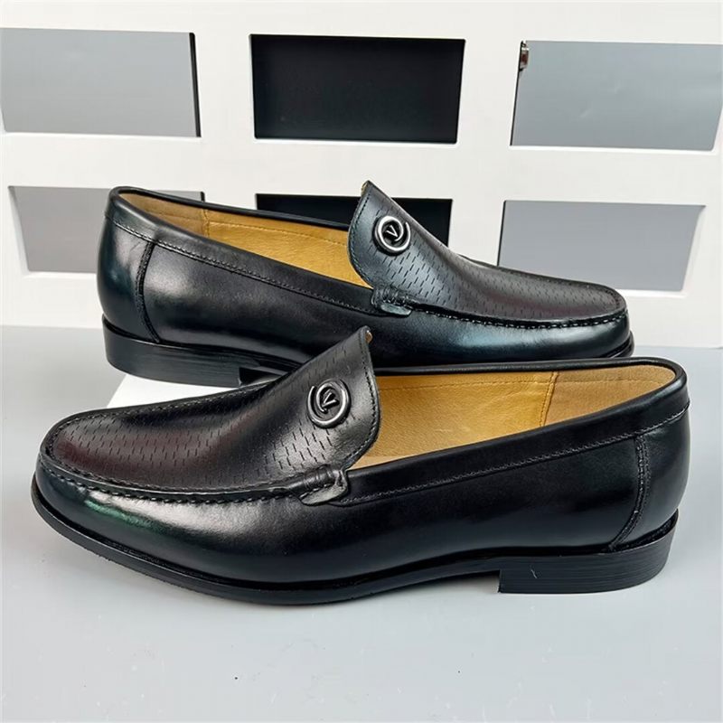 Mocassins Masculinos Refinados Para Cavalheiros - Preto