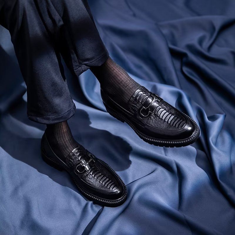 Mocassins Masculinos Requintados - Preto