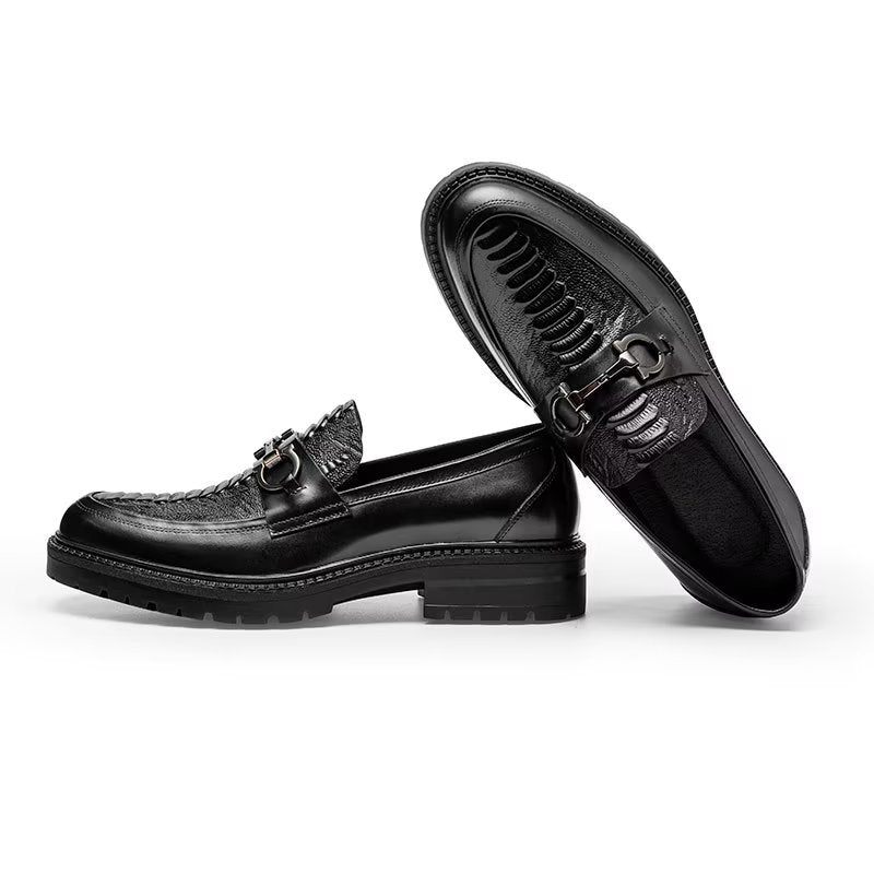 Mocassins Masculinos Requintados - Preto