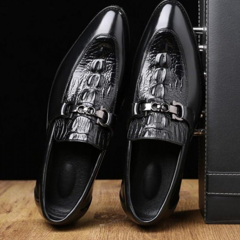 Mocassins Masculinos Slip-on - Preto