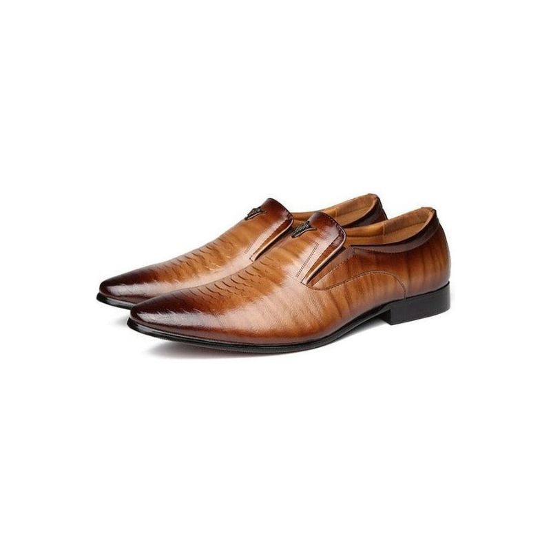 Mocassins Masculinos Slip-on - Café