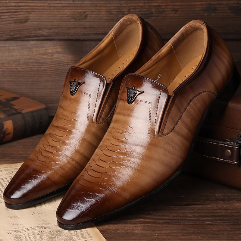 Mocassins Masculinos Slip-on - Café