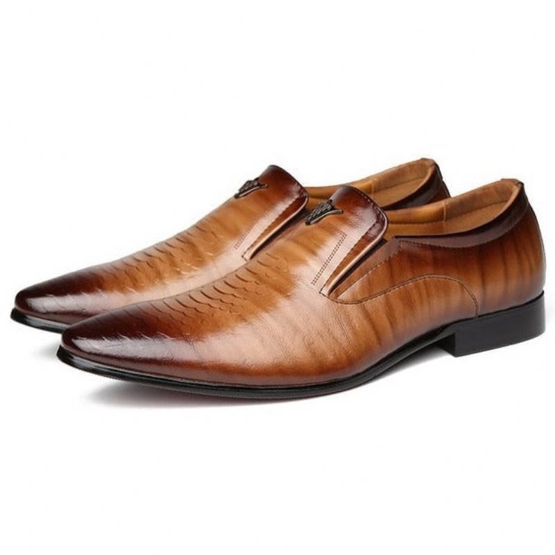 Mocassins Masculinos Slip-on - Café