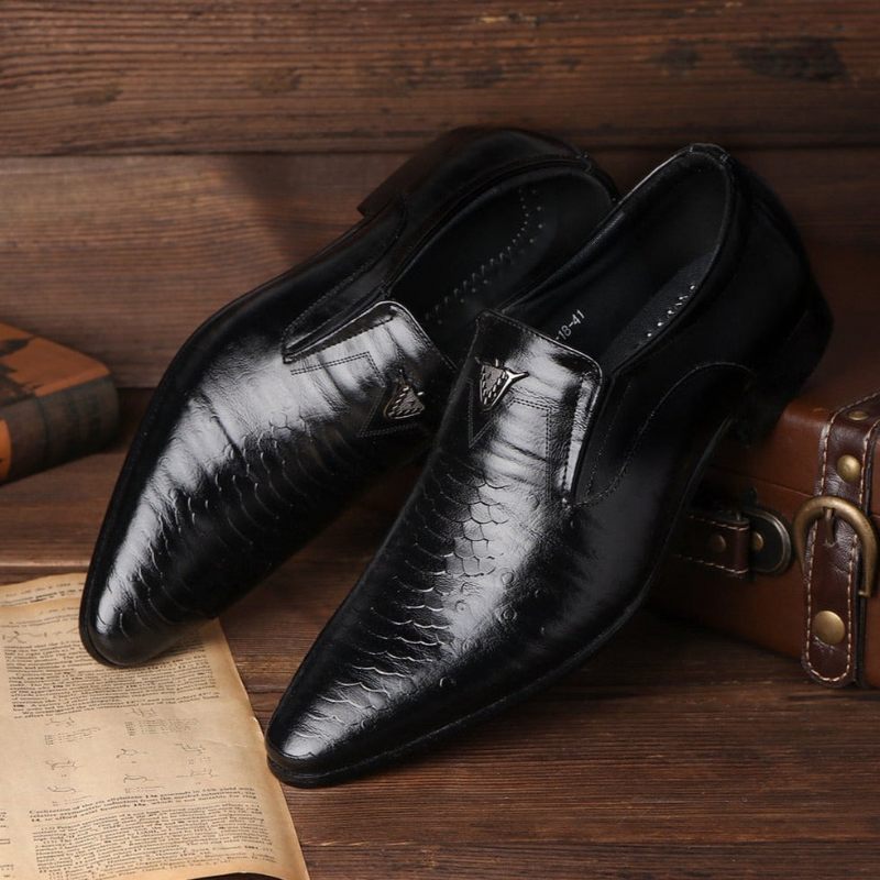 Mocassins Masculinos Slip-on - Preto